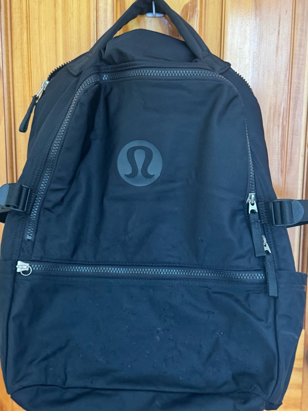 lululemon athletica Black Everyday Backpack with Front Zip Pocket